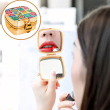 Load image into Gallery viewer, Peacock Diamond Art Storage Case Diamond Painting Mirror Organizer Box for Women
