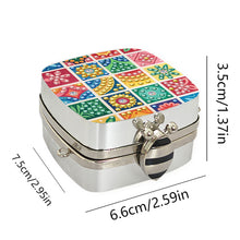 Load image into Gallery viewer, Peacock Diamond Art Storage Case Diamond Painting Mirror Organizer Box for Women
