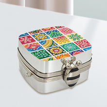 Load image into Gallery viewer, Peacock Diamond Art Storage Case Diamond Painting Mirror Organizer Box for Women
