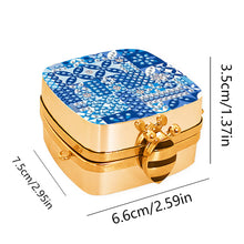 Load image into Gallery viewer, Peacock Diamond Art Storage Case Diamond Painting Mirror Organizer Box for Women
