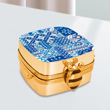 Load image into Gallery viewer, Peacock Diamond Art Storage Case Diamond Painting Mirror Organizer Box for Women
