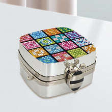 Load image into Gallery viewer, Peacock Diamond Art Storage Case Diamond Painting Mirror Organizer Box for Women

