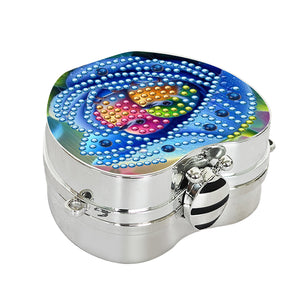 2Pcs Succulent Diamond Art Storage Case Rhinestone Jewelry Box 5D Diy Coin Purse