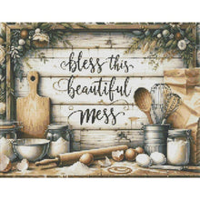 Load image into Gallery viewer, Retro Kitchen-Letter 50*40CM(Canvas) Full Round Drill Diamond Painting
