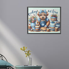 Load image into Gallery viewer, Retro Farm Cow 50*40CM(Canvas) Full Round Drill Diamond Painting
