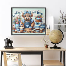 Load image into Gallery viewer, Retro Farm Cow 50*40CM(Canvas) Full Round Drill Diamond Painting
