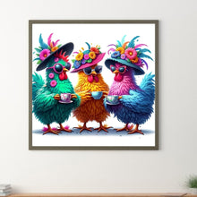 Load image into Gallery viewer, Funny Chicken 30*30CM(Canvas) Full Round Drill Diamond Painting
