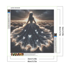 Load image into Gallery viewer, Glowing Back Girl 40*40CM(Canvas) Full Round Drill Diamond Painting
