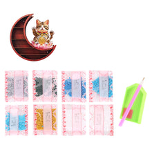 Load image into Gallery viewer, Lunar Design DIY Diamond Painting Wall Shelf 5D Diamond Embroidery Painting Kit
