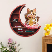 Load image into Gallery viewer, Lunar Design DIY Diamond Painting Wall Shelf 5D Diamond Embroidery Painting Kit
