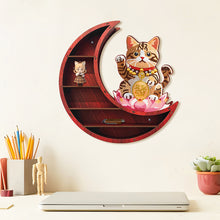 Load image into Gallery viewer, Lunar Design DIY Diamond Painting Wall Shelf 5D Diamond Embroidery Painting Kit
