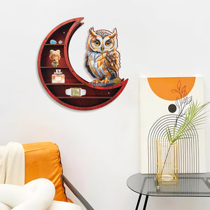 Lunar Design DIY Diamond Painting Wall Shelf 5D Diamond Embroidery Painting Kit