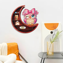 Load image into Gallery viewer, Lunar Design DIY Diamond Painting Wall Shelf 5D Diamond Embroidery Painting Kit
