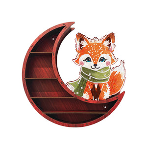 Lunar Design DIY Diamond Painting Wall Shelf 5D Diamond Embroidery Painting Kit