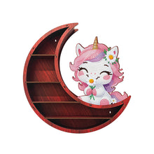 Load image into Gallery viewer, Lunar Design DIY Diamond Painting Wall Shelf 5D Diamond Embroidery Painting Kit
