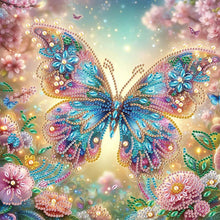 Load image into Gallery viewer, Butterfly 30*30CM(Canvas) Partial Special Shaped Drill Diamond Painting
