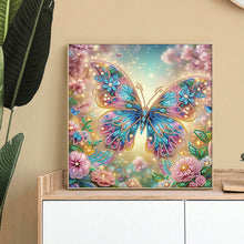 Load image into Gallery viewer, Butterfly 30*30CM(Canvas) Partial Special Shaped Drill Diamond Painting
