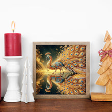 Load image into Gallery viewer, Peacock 30*30CM(Canvas) Partial Special Shaped Drill Diamond Painting

