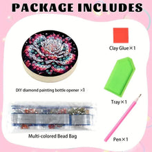Load image into Gallery viewer, Wooden PET DIY Diamond Painting Magnets Jar Opener Kit Decorative Kitchen Tool
