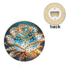 Load image into Gallery viewer, Wooden PET DIY Diamond Painting Magnets Jar Opener Kit Decorative Kitchen Tool
