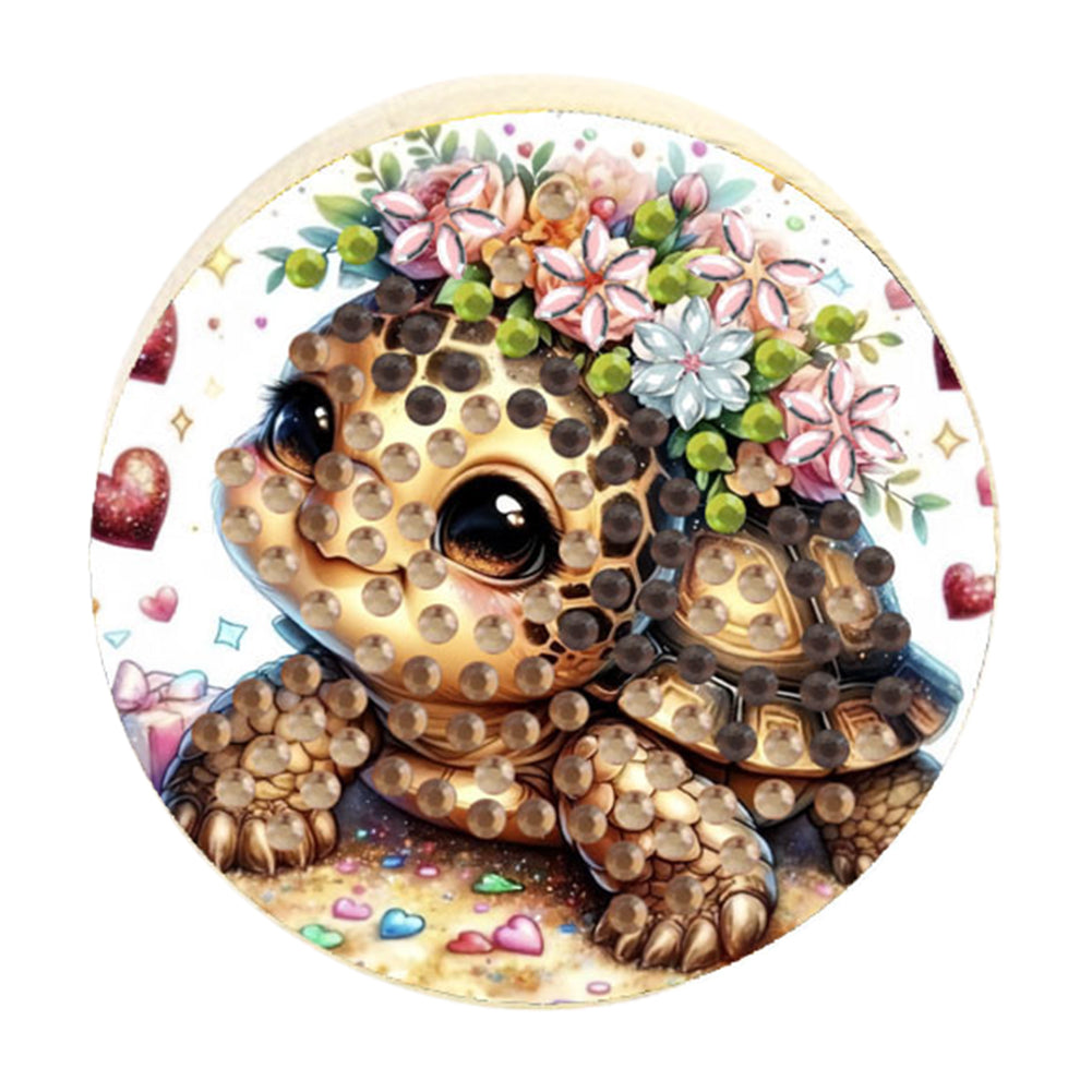 Wooden PET DIY Diamond Painting Magnets Jar Opener Kit Decorative Kitchen Tool