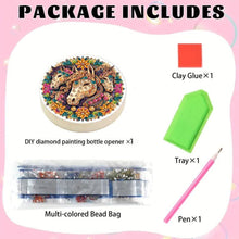 Load image into Gallery viewer, Wooden PET DIY Diamond Painting Magnets Jar Opener Kit Decorative Kitchen Tool
