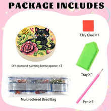 Load image into Gallery viewer, Wooden PET DIY Diamond Painting Magnets Jar Opener Kit Decorative Kitchen Tool
