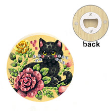 Load image into Gallery viewer, Wooden PET DIY Diamond Painting Magnets Jar Opener Kit Decorative Kitchen Tool
