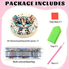 Load image into Gallery viewer, Wooden PET DIY Diamond Painting Magnets Jar Opener Kit Decorative Kitchen Tool
