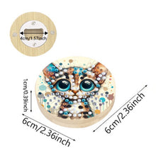 Load image into Gallery viewer, Wooden PET DIY Diamond Painting Magnets Jar Opener Kit Decorative Kitchen Tool
