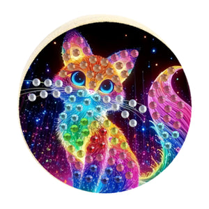 Wooden PET DIY Diamond Painting Magnets Jar Opener Kit Decorative Kitchen Tool