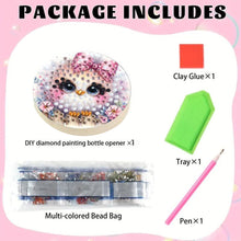 Load image into Gallery viewer, Wooden PET DIY Diamond Painting Magnets Jar Opener Kit Decorative Kitchen Tool
