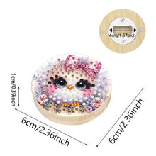 Load image into Gallery viewer, Wooden PET DIY Diamond Painting Magnets Jar Opener Kit Decorative Kitchen Tool
