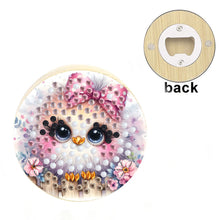 Load image into Gallery viewer, Wooden PET DIY Diamond Painting Magnets Jar Opener Kit Decorative Kitchen Tool
