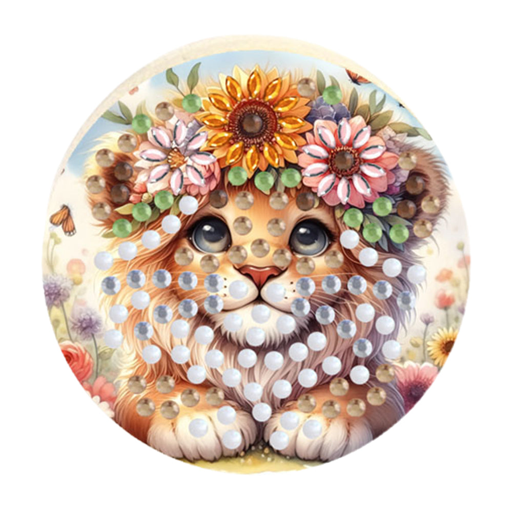 Wooden PET DIY Diamond Painting Magnets Jar Opener Kit Decorative Kitchen Tool