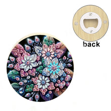 Load image into Gallery viewer, Wooden PET DIY Diamond Painting Magnets Jar Opener Kit Decorative Kitchen Tool
