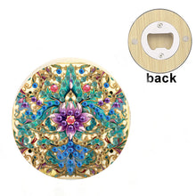 Load image into Gallery viewer, Wooden PET DIY Diamond Painting Magnets Jar Opener Kit Decorative Kitchen Tool
