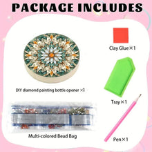 Load image into Gallery viewer, Wooden PET DIY Diamond Painting Magnets Jar Opener Kit Decorative Kitchen Tool
