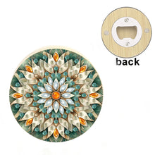 Load image into Gallery viewer, Wooden PET DIY Diamond Painting Magnets Jar Opener Kit Decorative Kitchen Tool
