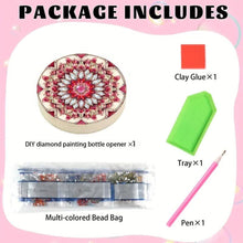 Load image into Gallery viewer, Wooden PET DIY Diamond Painting Magnets Jar Opener Kit Decorative Kitchen Tool
