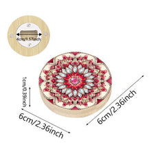 Load image into Gallery viewer, Wooden PET DIY Diamond Painting Magnets Jar Opener Kit Decorative Kitchen Tool

