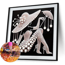 Load image into Gallery viewer, Girl 30*30CM(Canvas) Partial Special Shaped Drill Diamond Painting
