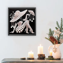 Load image into Gallery viewer, Girl 30*30CM(Canvas) Partial Special Shaped Drill Diamond Painting
