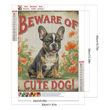 Load image into Gallery viewer, French Bulldog-Dog 30*40CM(Canvas) Full Round Drill Diamond Painting

