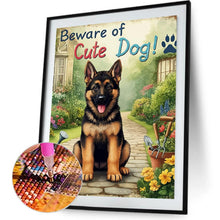 Load image into Gallery viewer, German Shepherd-Dog 30*40CM(Canvas) Full Round Drill Diamond Painting
