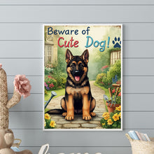 Load image into Gallery viewer, German Shepherd-Dog 30*40CM(Canvas) Full Round Drill Diamond Painting
