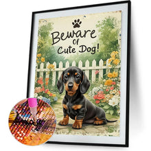 Load image into Gallery viewer, Dachshund-Dog 30*40CM(Canvas) Full Round Drill Diamond Painting
