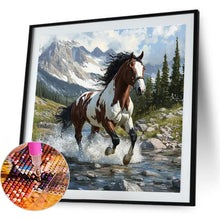 Load image into Gallery viewer, Horse 40*40CM(Canvas) Full Round Drill Diamond Painting
