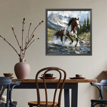 Load image into Gallery viewer, Horse 40*40CM(Canvas) Full Round Drill Diamond Painting
