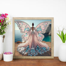 Load image into Gallery viewer, Angel With Wings Girl 30*30CM(Canvas) Partial Special Shaped Drill Diamond Painting

